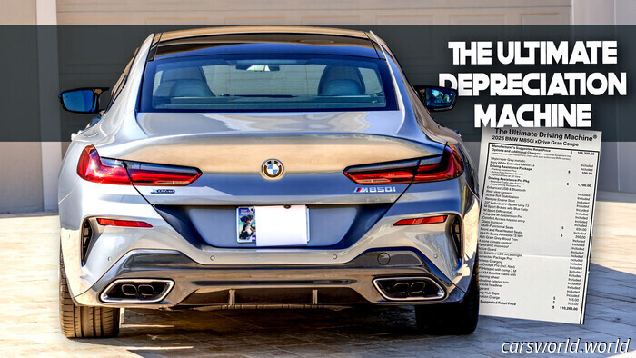 Alguien Anotó Un BMW M850i 2025 Por 3 30,000 Menos Después De Solo 2K Millas | Carscoops